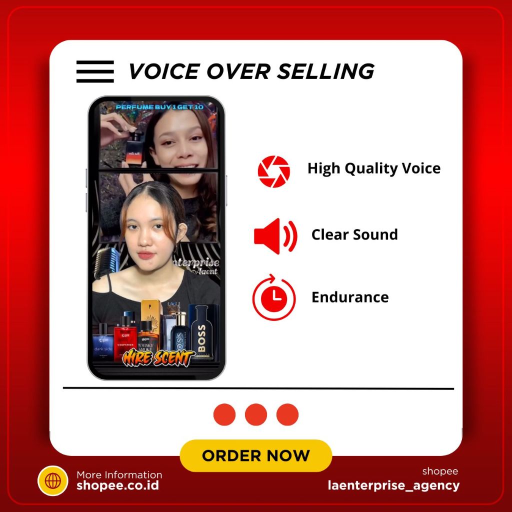 VOICE OVER PROMOSI LIVE STREAMING