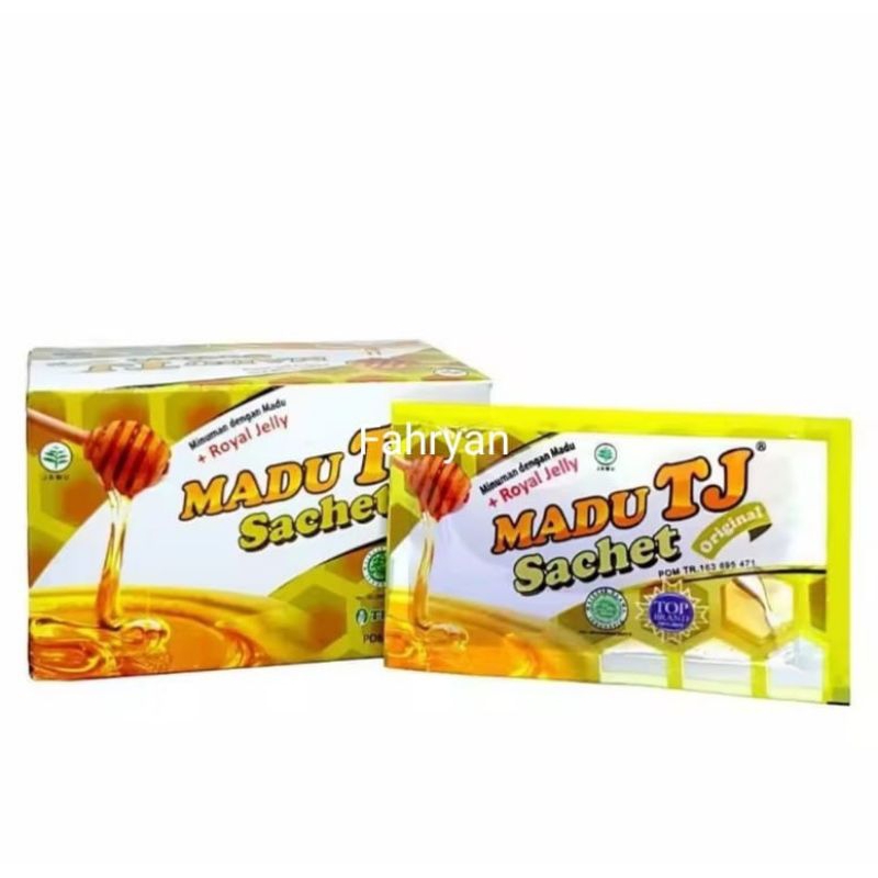Madu TJ murni sachet isi 12, rasa original