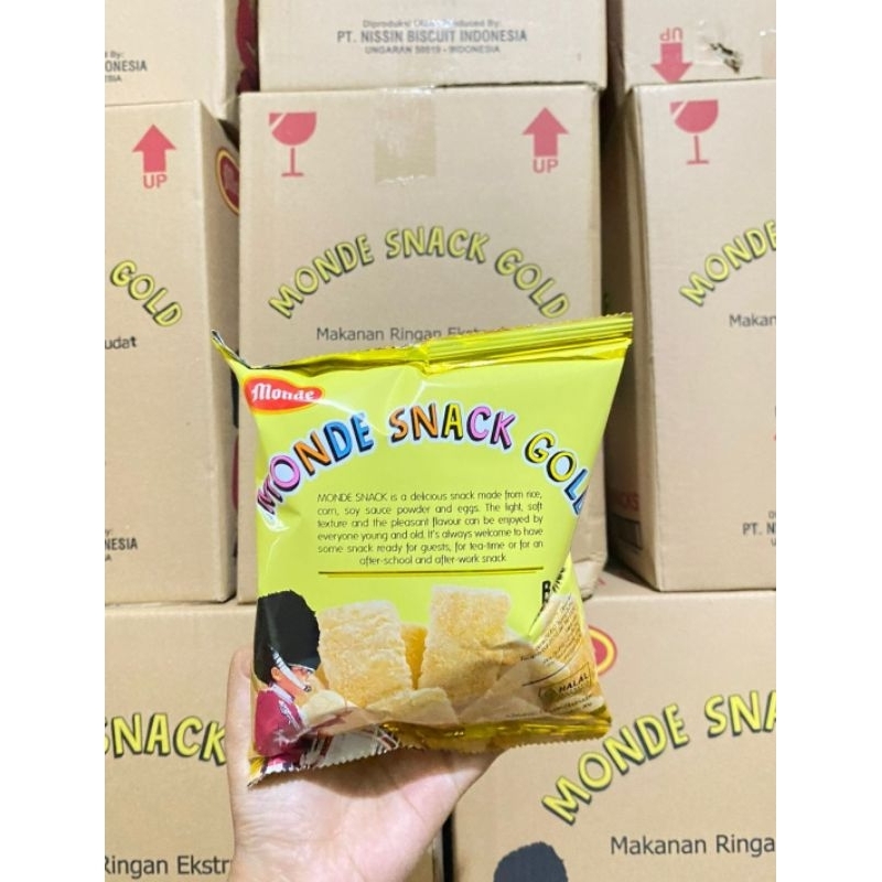 

Cemilan Bandung Monde Snack Gold Serena 30gr