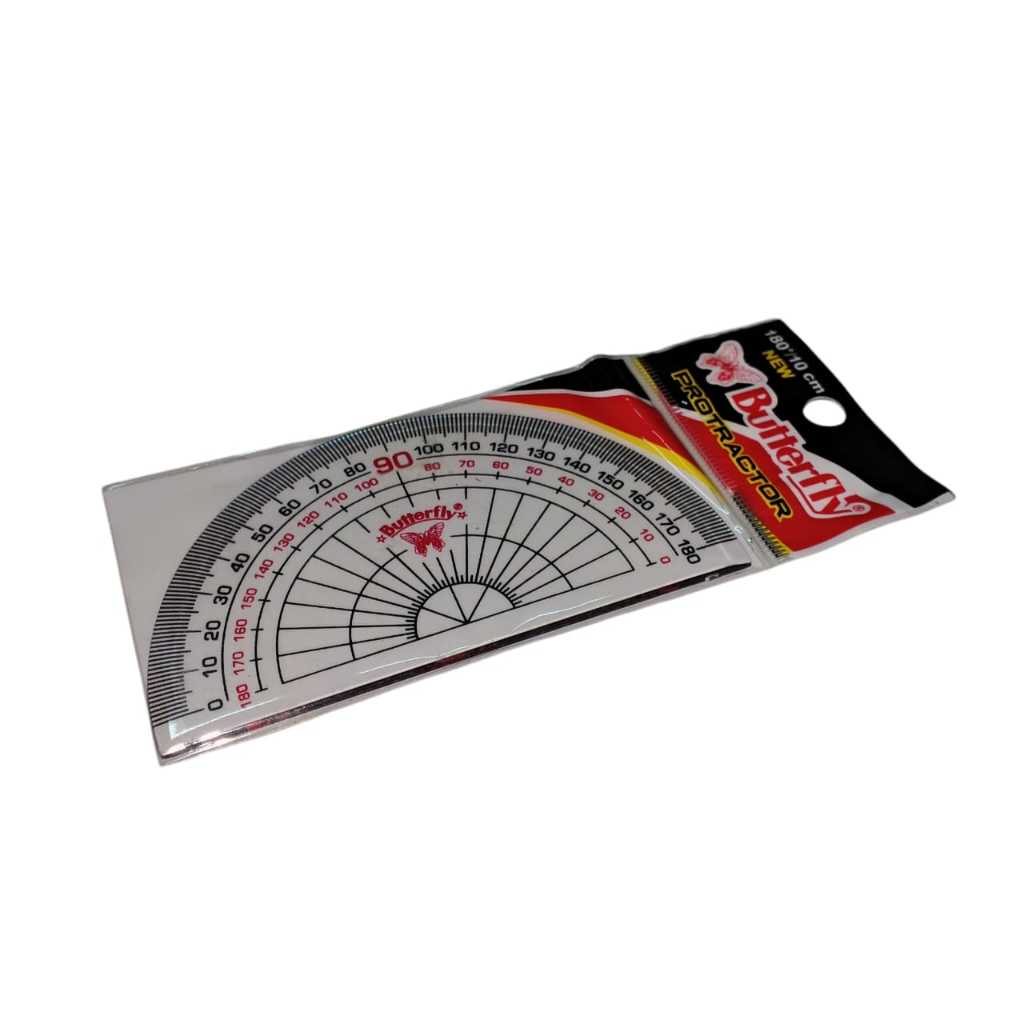 

Busur Tebal Butterfly / Protractor