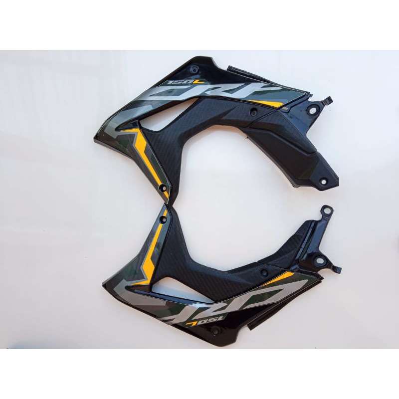 Body CRF 150L Cover tangki CRF 150L hitam kuning striping original 2022 sayap depan CRF 150 L Kiri K
