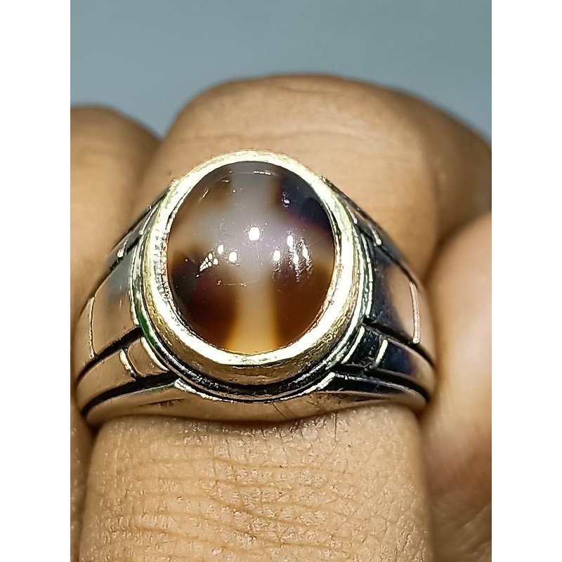 Cincin Batu Yaman Tapak Jalak , Natural