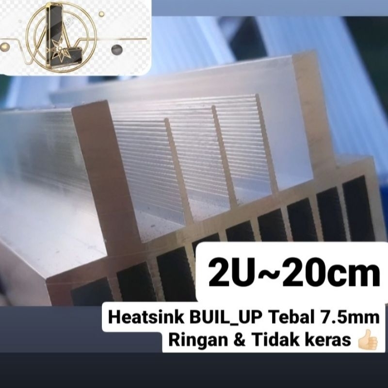 HEATSINK PENDINGIN 2u 20 tebal 7.5mm