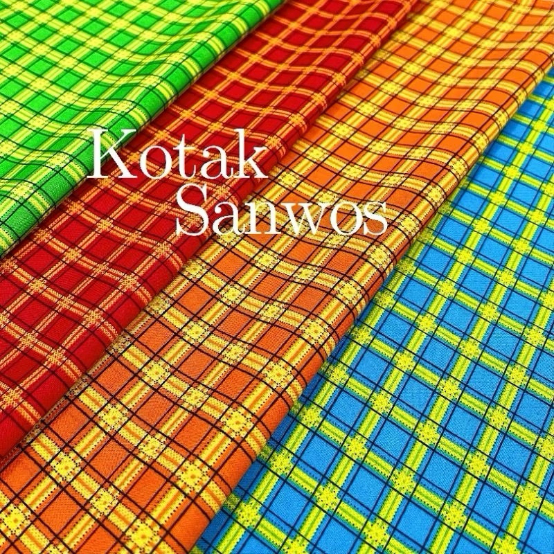 

Kain Motif Kotak-Kotak Bahan Sanwos Terbaru Halus Jatuh lembut untuk Seragam Sekolah - Harga per 0.5m