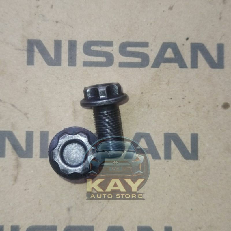 Baut Fly wheel baud fly wheel baut roda gila Nissan grand Livina Datsun March Juke  dan XTRAIL