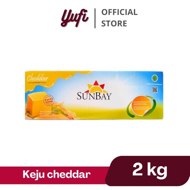 

Sunbay keju cheddar 2kg
