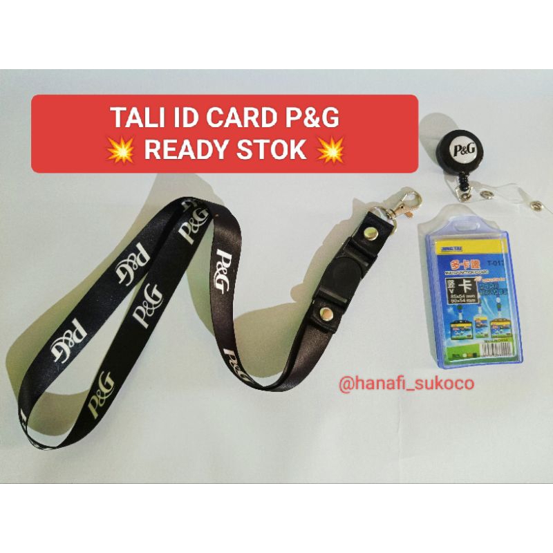 

P&G tali id card printing P&G [READY STOK] Lanyard SATUAN