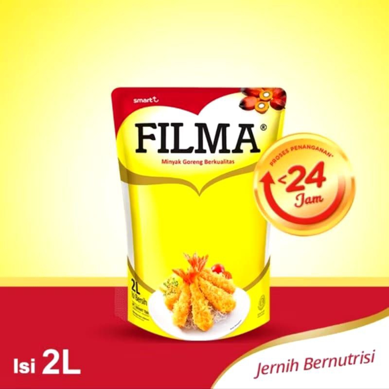 

(JATIM) MINYAK GORENG FILMA 2 LITER 1 KARTON