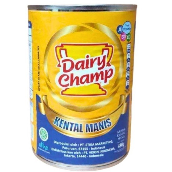 

DAIRY CHAMP SUSU KENTAL MANIS 500 GR