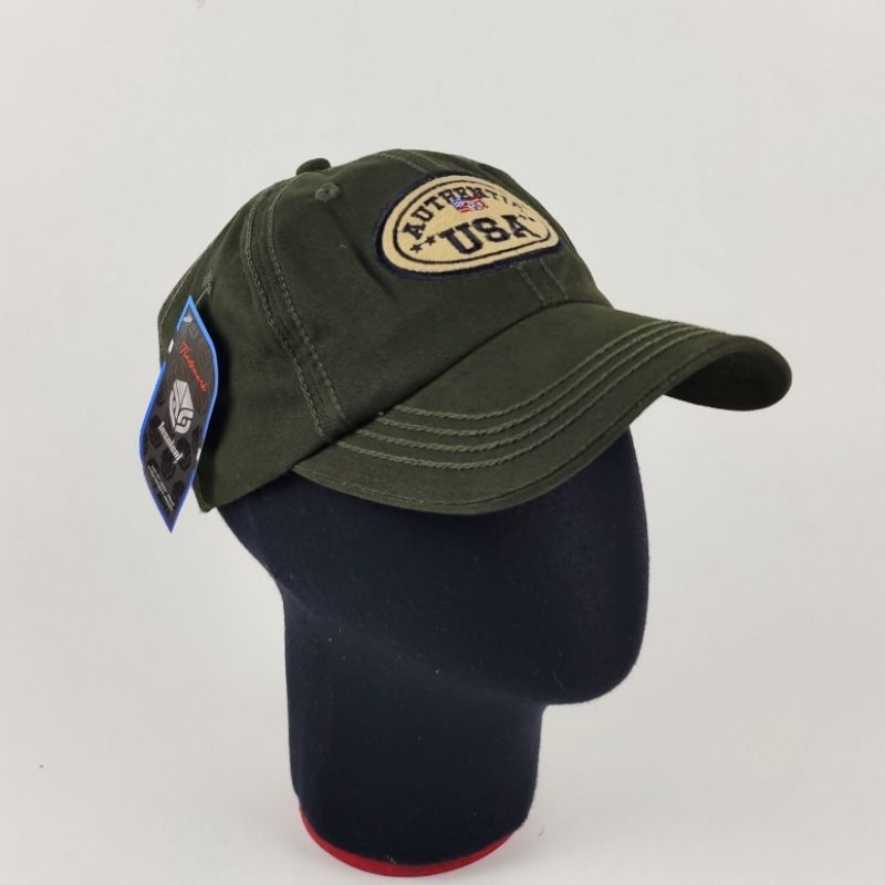 Topi baseball topi pria distro Topi canvas bordil AUTHENTIC USA