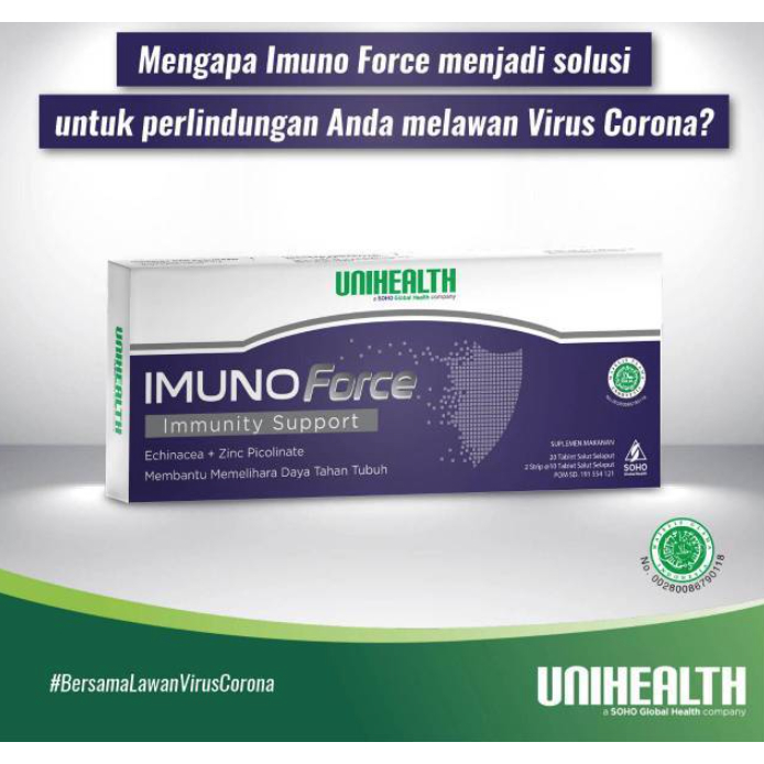 IMUNO FORCE Unihealth Penjaga Imunitas