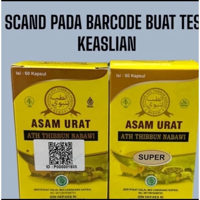 Ath Thibbun Nabawi Super Obat Asam Urat Mujarab Obat Asam Urat Asli Original Herbal