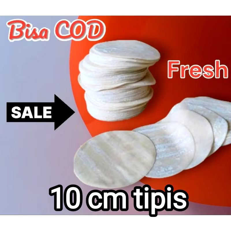 

Kulit Dimsum 10 cm tipis isi 100 pcs