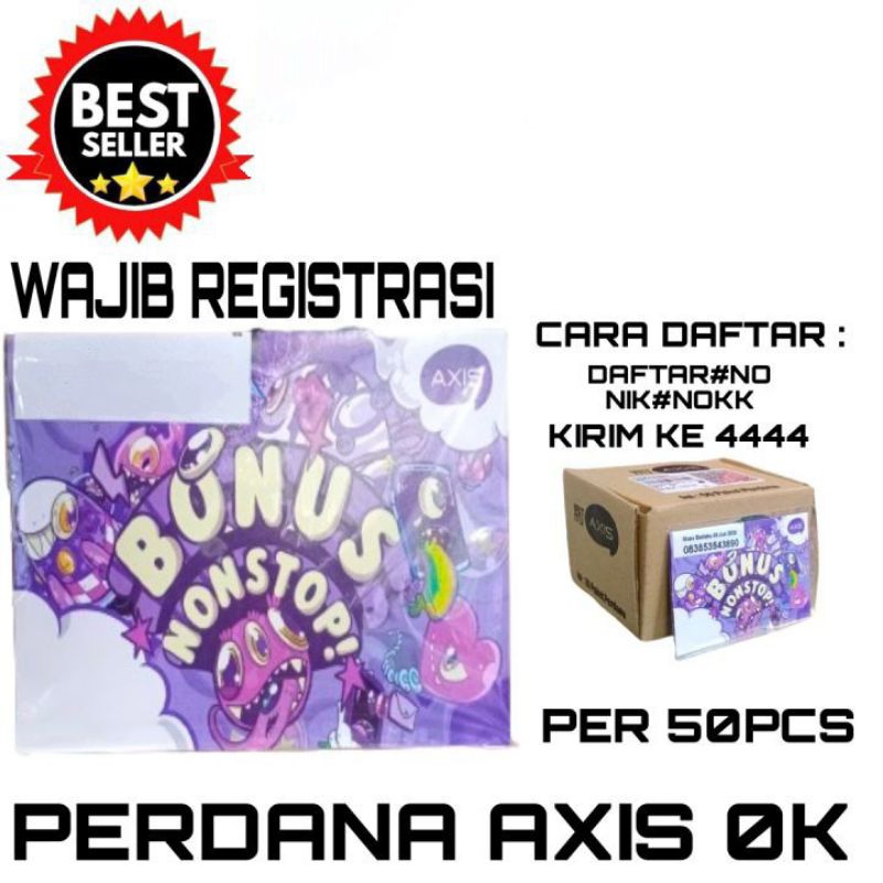 KARTU PERDANA AXIS 1BOX