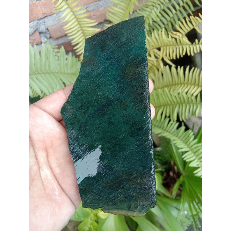 Rough Bahan Hijau Garut / Ijo Botol Garut