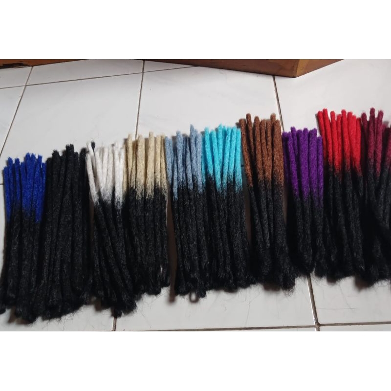 RAMBUT GIMBAL SINTETIS Pilihan Warna & ukuran