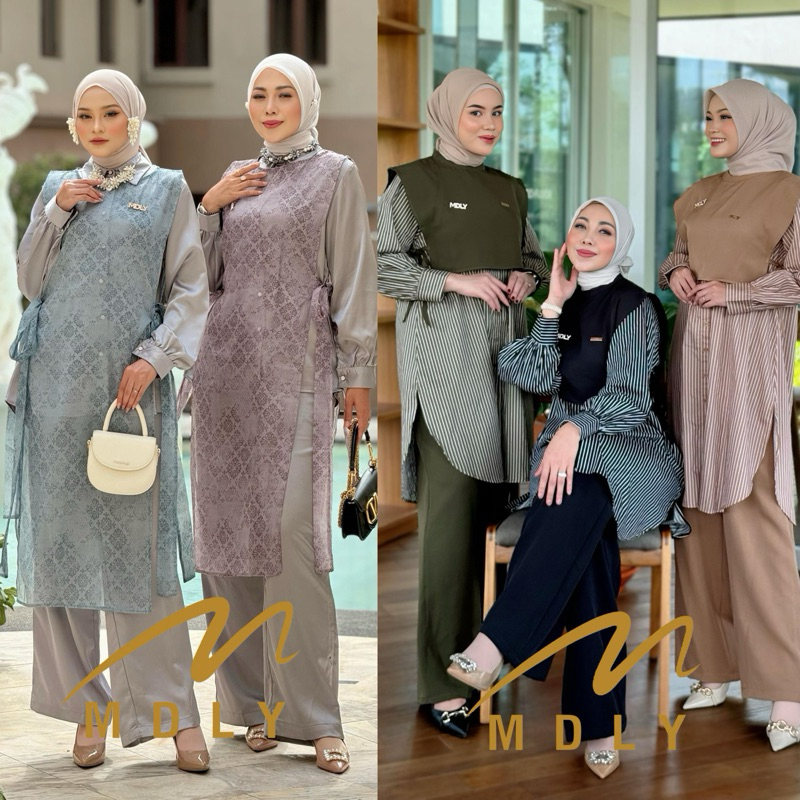 LINKA SET MDLY | KEENA SET MDLY | SETCEL MDLY TERBARU | SET VEST KEKINIAN | SET WANITA KEKINIAN | SE