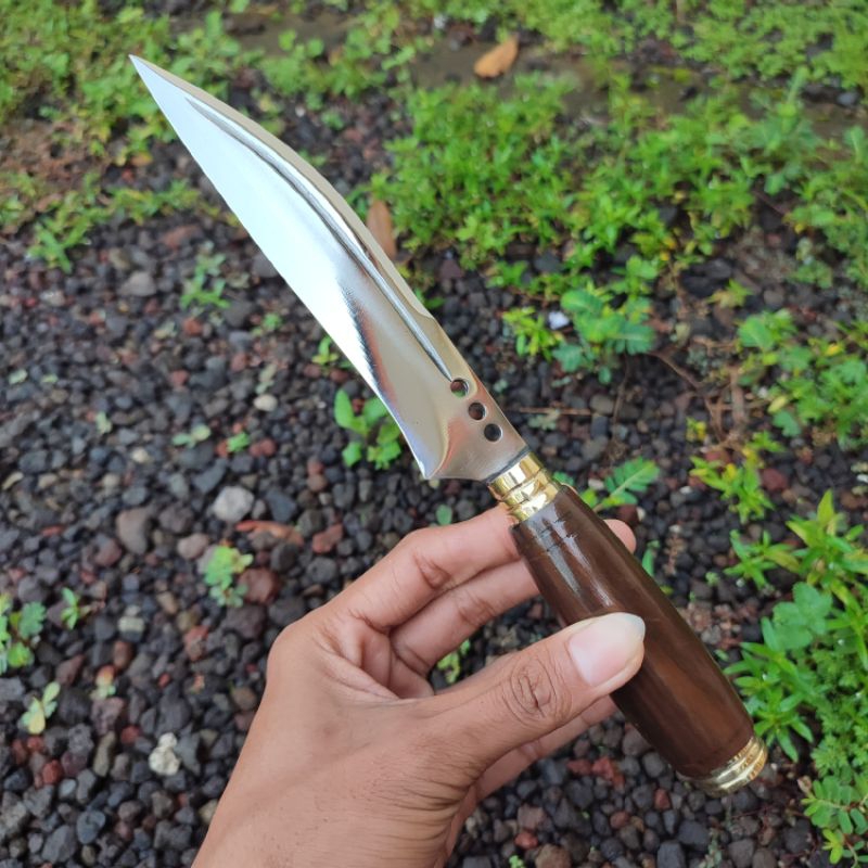 pisau keren hiking camping 15 cm baja per
