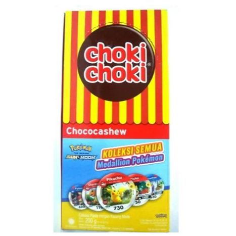 

CHOKI CHOKI CHOCO CASHEW PASTA COKELAT 20 STIK 9 GR (EDISI KARTU RANDOM)