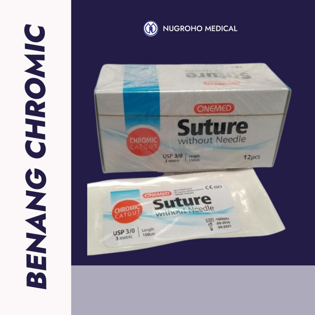 BENANG CHROMIC TANPA JARUM/ BENANG PLAIN TANPA JARUM/ SUTURE PLAIN TANPA JARUM/ SUTURE CHROMIC TANPA
