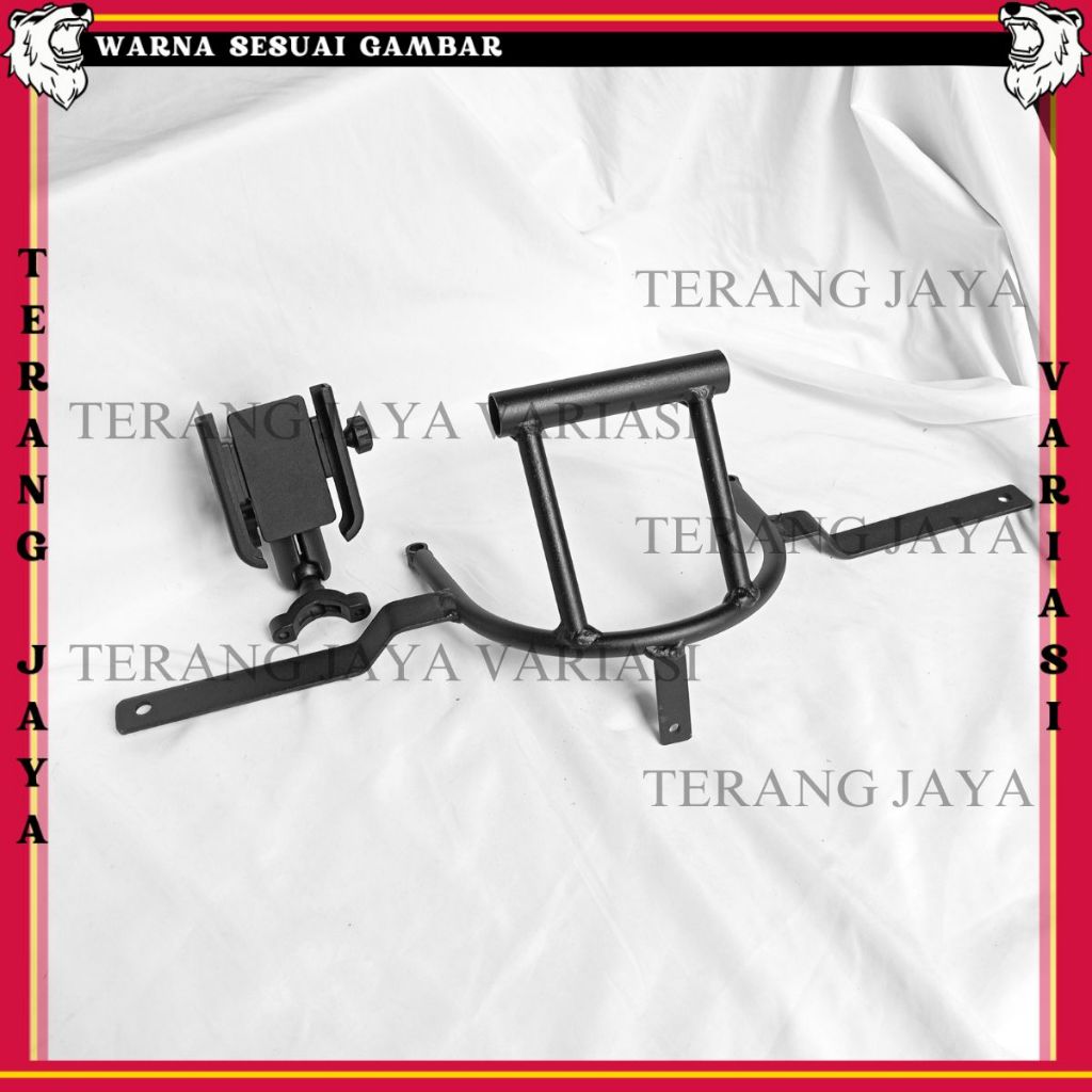 PAKET HOLDER GPS HP YAMAHA NMAX NEW PHONE HOLDER ALUMUNIUM STANG MOTOR BRAKET BRACKET BREKET HOLDER 
