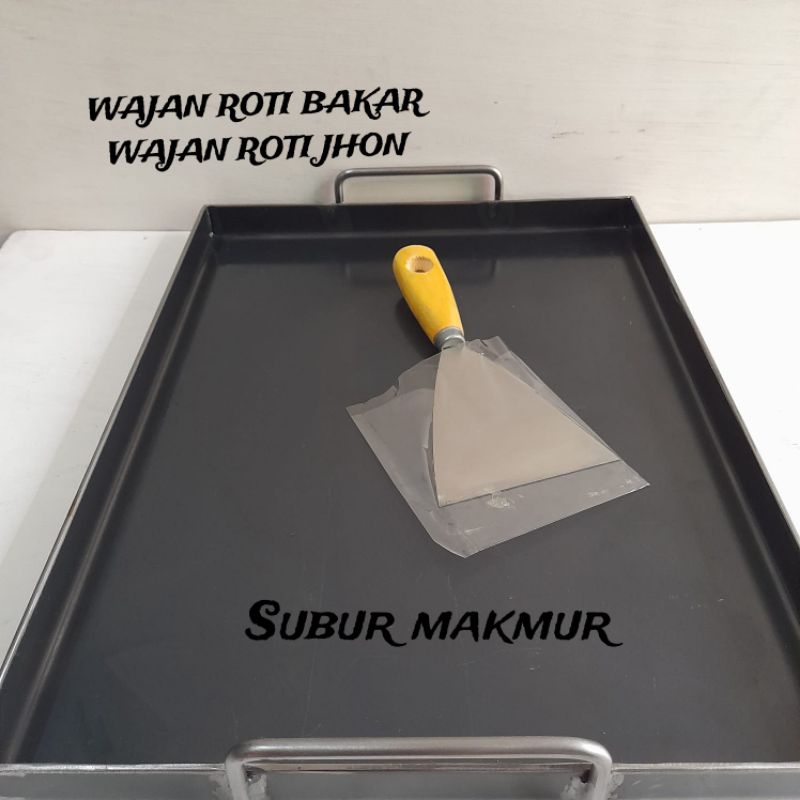 Wajan Roti Bakar / Wajan Roti John / Wajan Griller Besi Baja / Wajan Tepayaki, Sosis, Burger Besi Ba