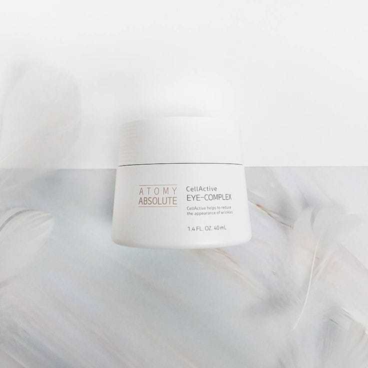 AtomY Absolute Cellactive Krim Mata Anti Kerut 40ml untuk Menyamarkan Kerutan dan Mencerahkan Area M