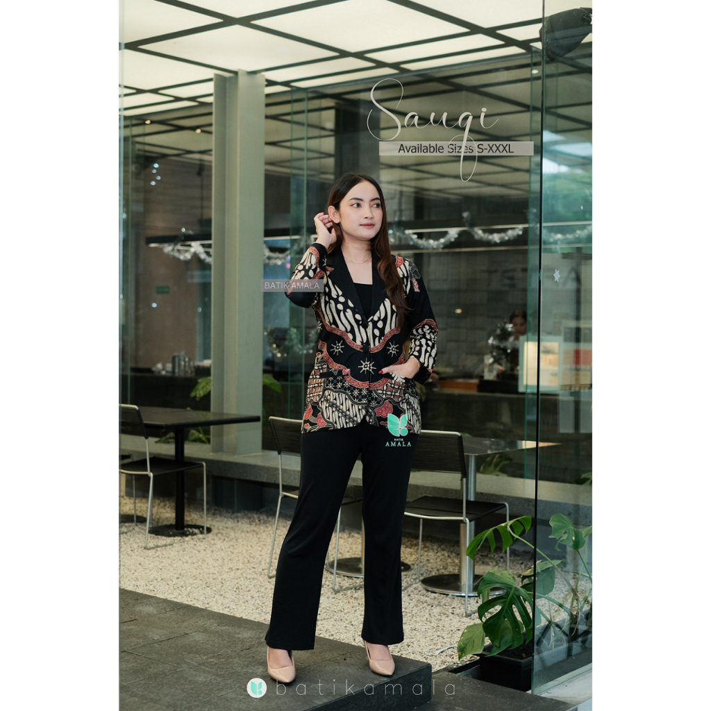 Amala Premium Sauqi Blazer Batik Wanita