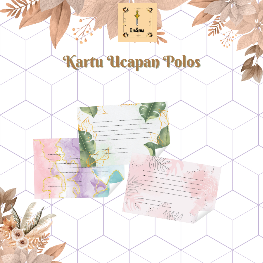 

Kartu & Sticker Ucapan Polos Thank You Card Stiker Greeting Card Ucapan Terimakasih Free Desain