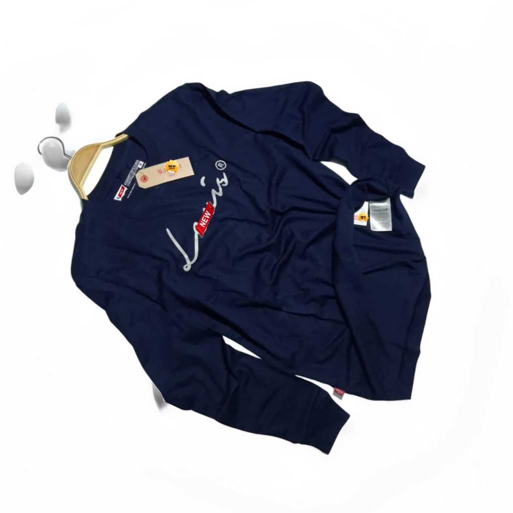 Kaos lengan panjang pria dewasa - Kaos branded terlaris