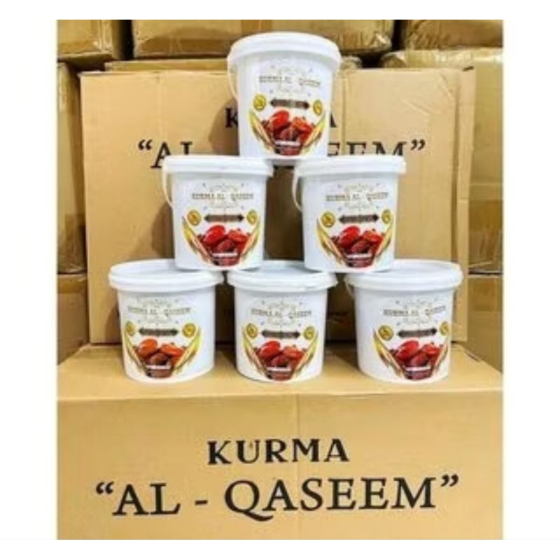 

❤GROSIR62❤ KURMA AL QASEEM | KURMA MANIS KEMASAN TIMBA/ EMBER