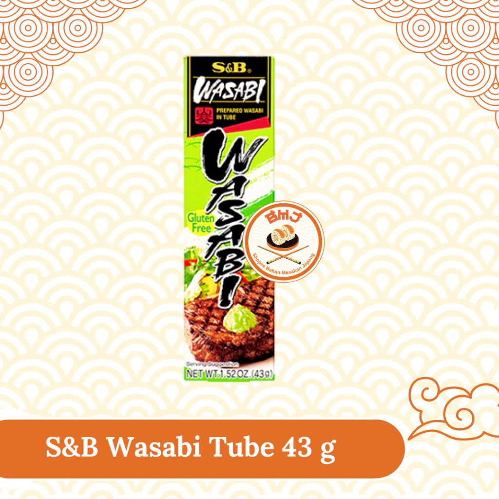 

S&B Wasabi Tube Paste 43 g │ Pasta Wasabi Paste Import for Sashimi Sushi │ Horseradish
