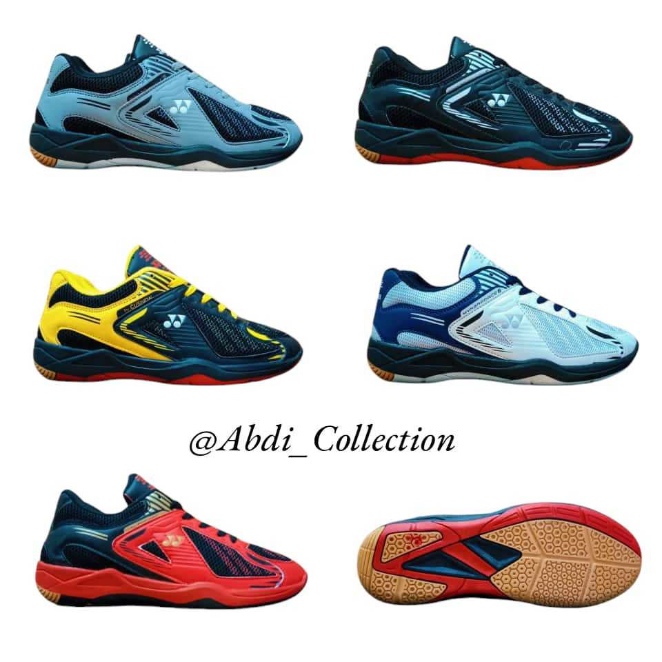 SEPATU BADMINTON PRIA DAN WANITA SOL KARET MENTAH BERDECIT FULL SOL