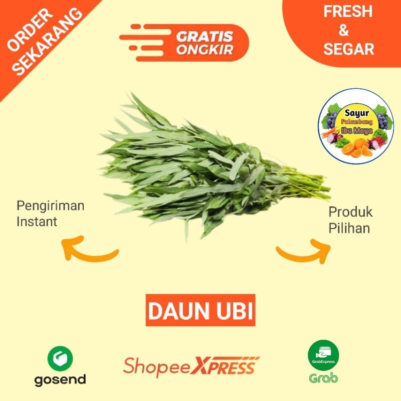 

Daun Ubi Per ikat - Sayur ibu maya palembang