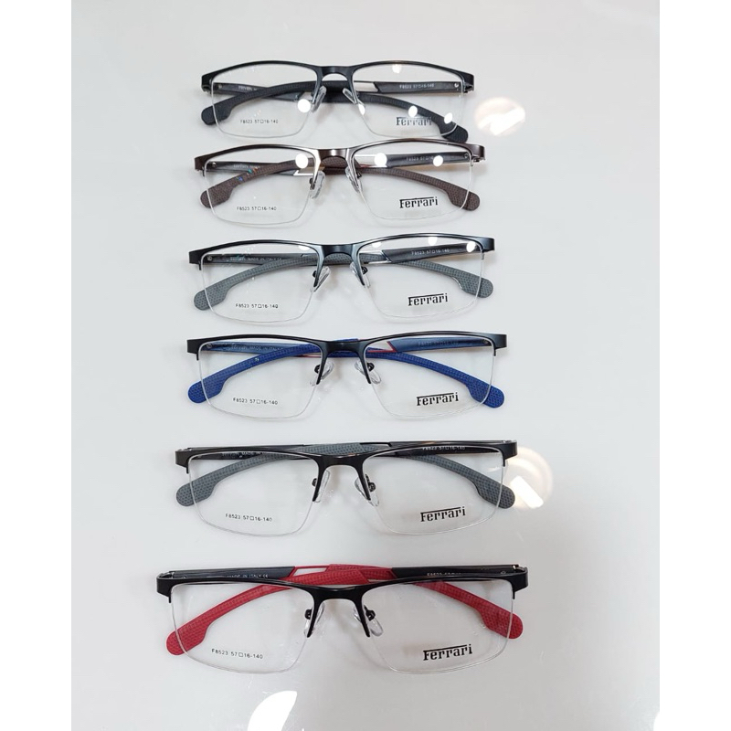 Kacamata Pria Setengah Frame/Half Frame Sporty Bisa Ganti Lensa Photocromic,Blueray,Bluecromic