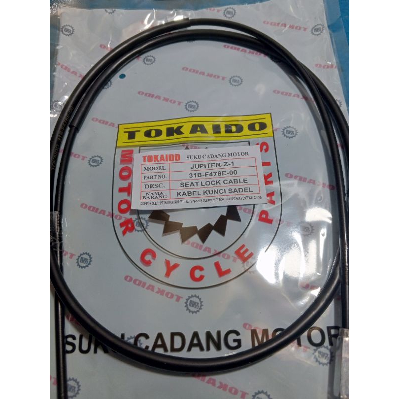 kabel kunci sadel jok JUPITER Z1 JUPITER Z NEW ROBOT JUPITER MX KING MERK TOKAIDO