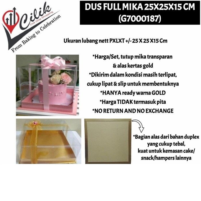 dus+box+mika+transparan+25x25x15cm+kemasan+kue+seserahan+mahar+jajan