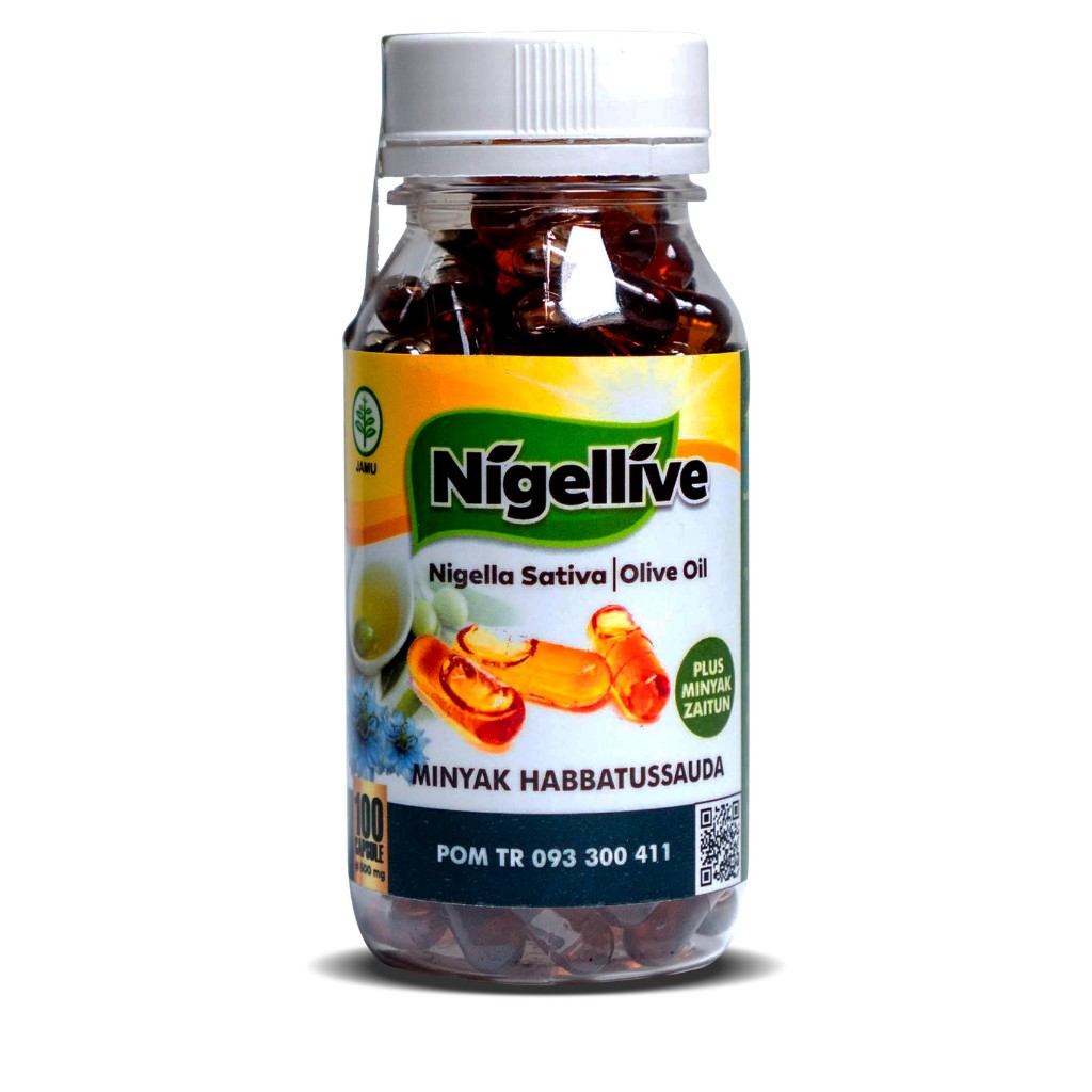 nigellive minyak habbatussauda nigellive 100 Kapsul