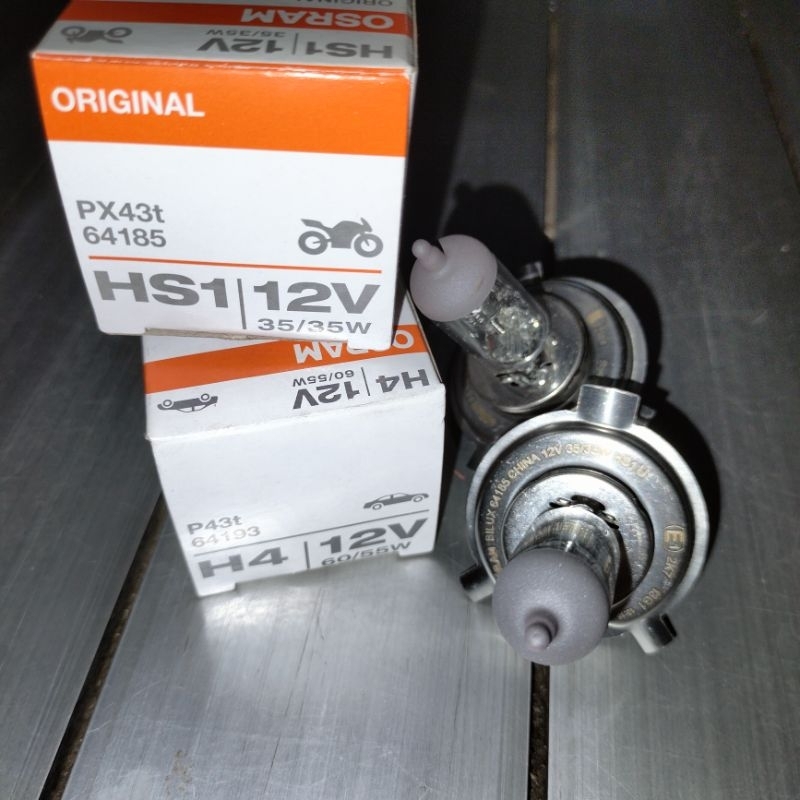 Dop Lampu depan Osram HS1 H4 Original