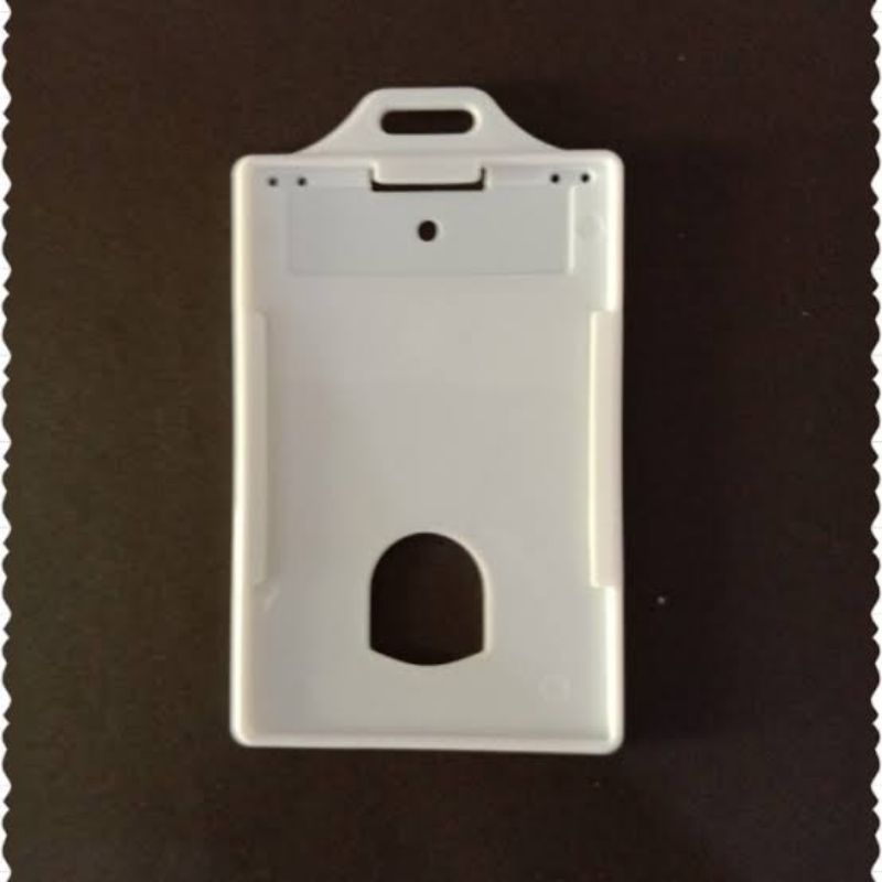 

casing holder id card putih