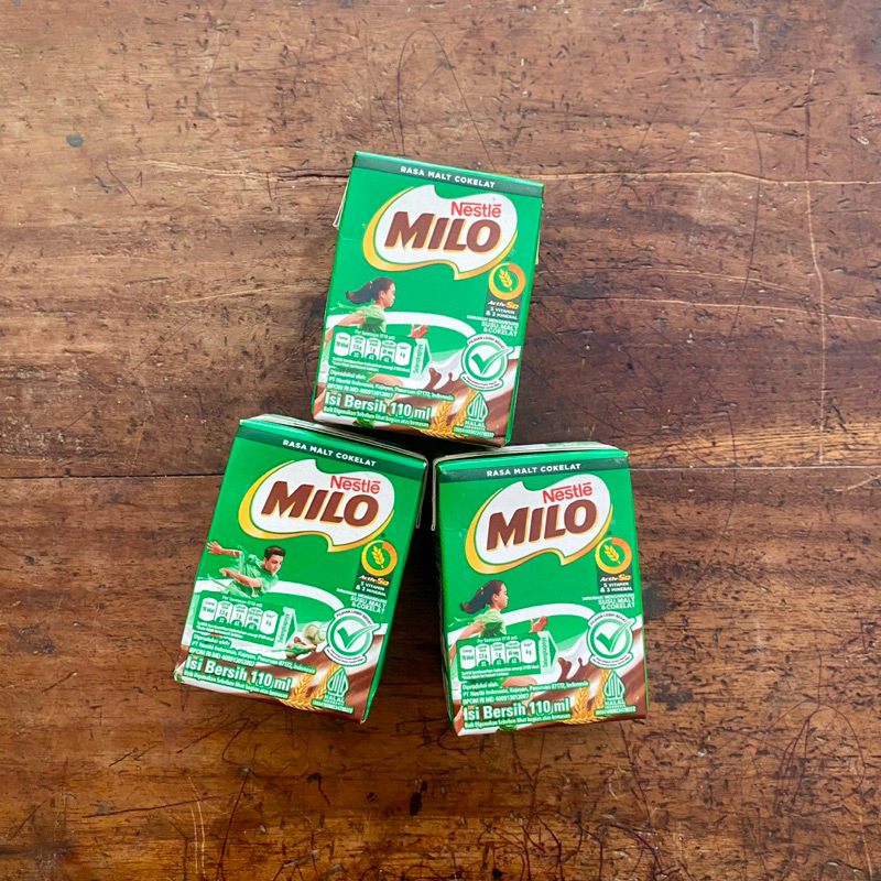 

(Paket Bundling) 3 pcs SUSU MILO RASA COKLAT 110ml