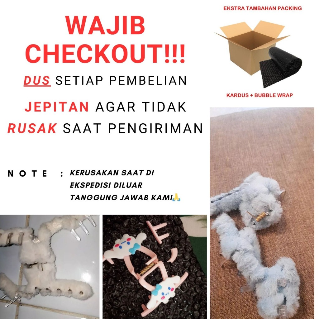 

BOX TAMBAHAN PACKING DUS + BUBBLE WRAP