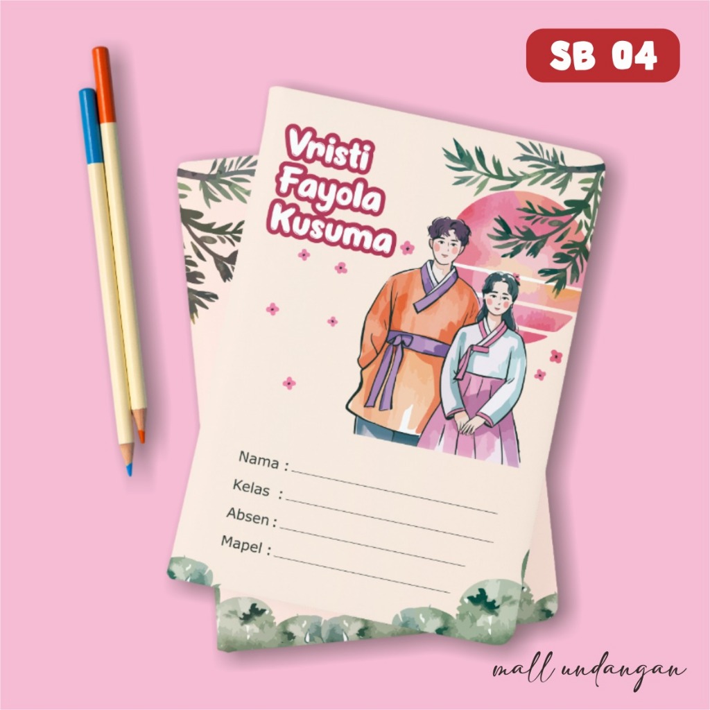 

SAMPUL BUKU TULIS CUSTOM NAMA FOTO - SAMPUL BUKU TULIS KARAKTER - SAMPUL BUKU SIDU BIG BOSS ISI 10 PCS
