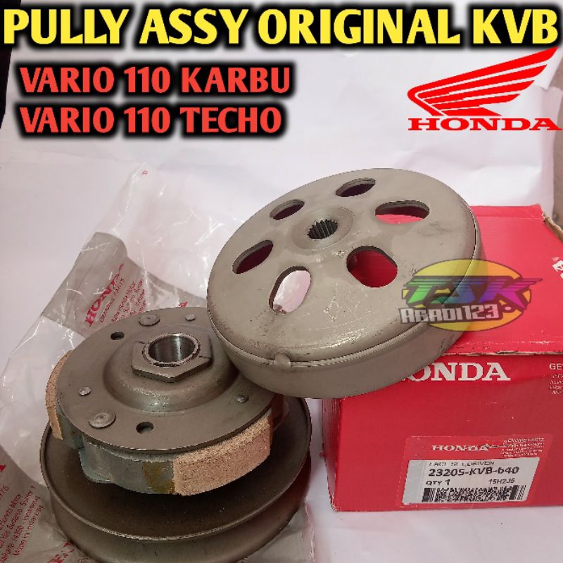 PULLY ASSY ORIGINAL,VARIO 110 KARBU,VARIO 110 TECHNO,KODE "KVB"