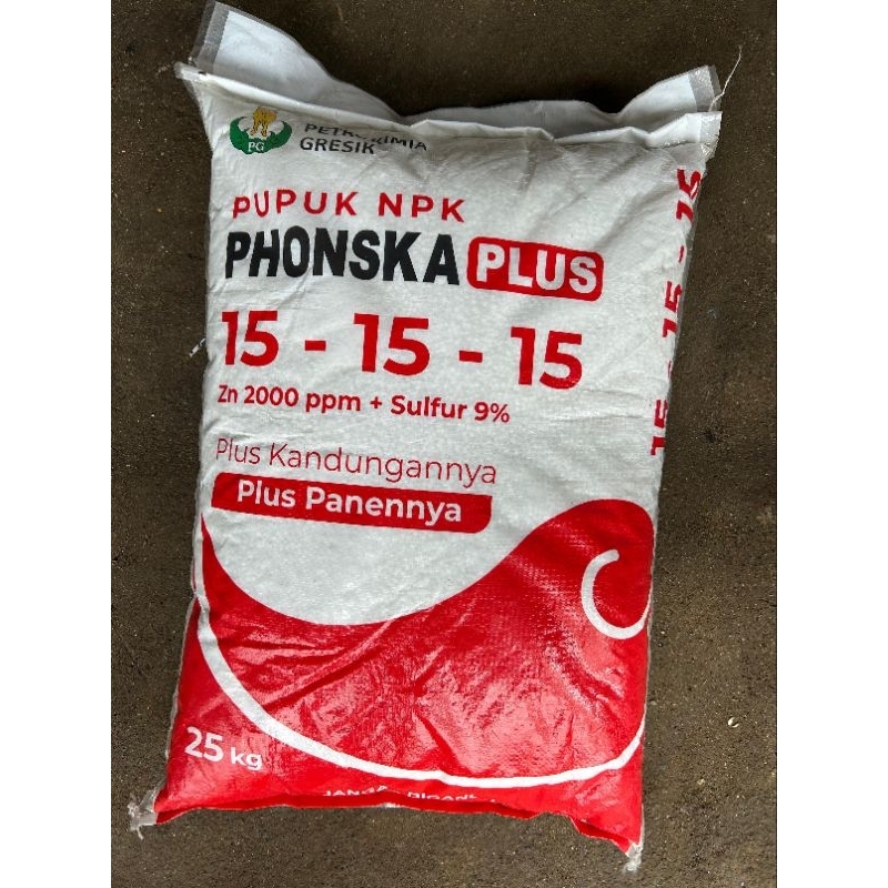 Pupuk NPK PHONSKA PLUS 15-15-15 Petro Kemasan Pabrik 25kg