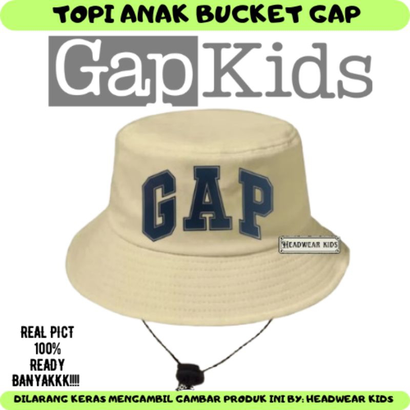 Topi Anak Bucket DTF ( GAP ) PREMIUM GROSIR MURAH