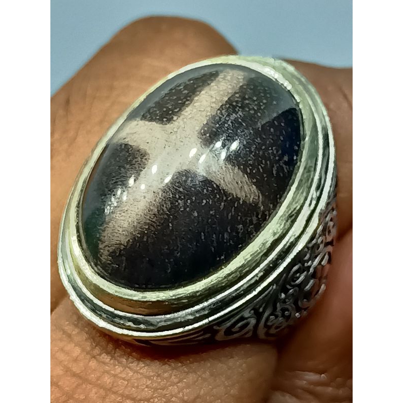Cincin Batu Posil Galih Kelor Motip Tapak Jalak