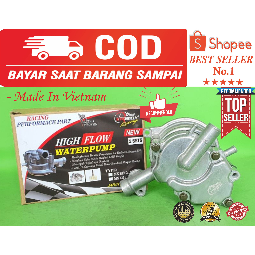 Waterpump Racing Jupiter Mx King, Vixion, Nva, Xabre, R15V2