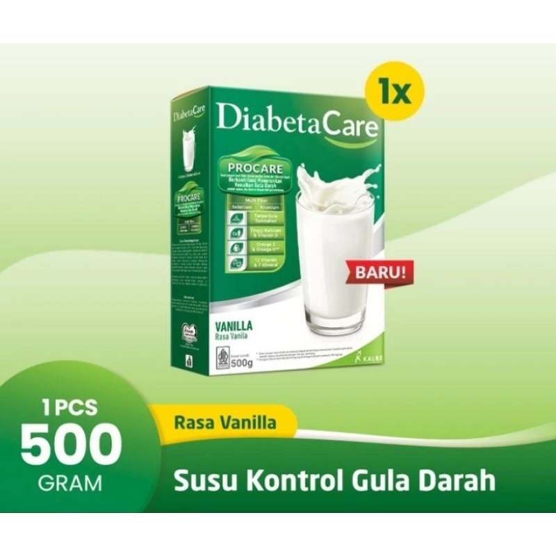 

Diabeta Care Vanila / Chocolate 170g - 500gr Menurunkan Gula Darah