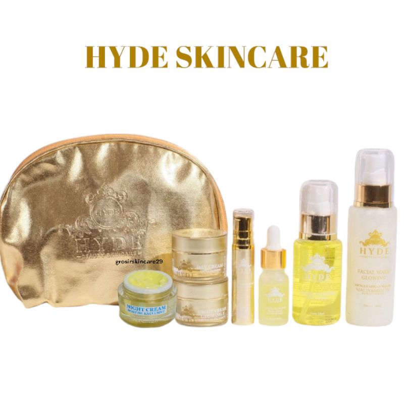 HYDE SKINCARE ORIGINAL SEMUA PAKET DAN ECER HYDE SKINCARE SEMUA VARIANT PERAWATAN KULIT WAJAH SKINCA